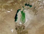 Dwindling Aral Sea