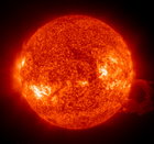 The sun (image from SOHO spacecraft)